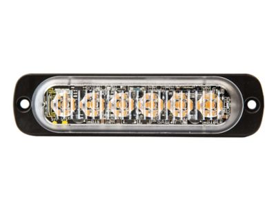 Image showing  4.4 in. Amber Thin Mount Horizontal LED Strobe Light