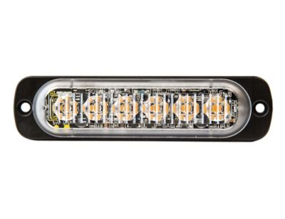 Image showing  4.4 in. Clear Thin Mount Horizontal LED Strobe Light