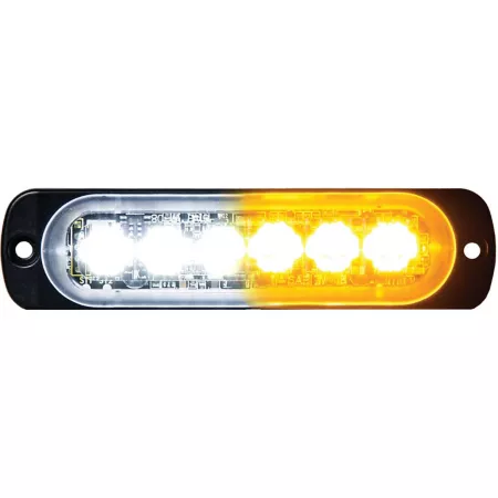 Buyers Products 4.4 in LED Horizontal Strobe Light Amber/Clear Strobe Lights