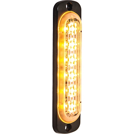 Buyers Products 4.375 in. Amber Thin Mount Vertical Strobe Light