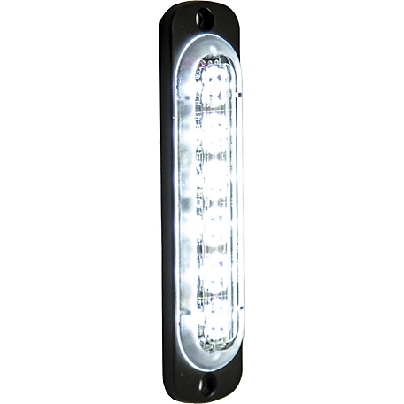 Buyers Products 4.375 in. Clear Thin Mount Vertical Strobe Light