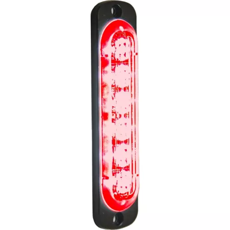 Buyers Products 4.375 in Slim Mount Red Vertical Strobe Light Strobe Lights