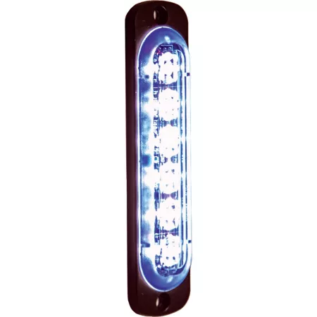 Buyers Products 4.375 in Slim Mount Blue Vertical Strobe Light Strobe Lights