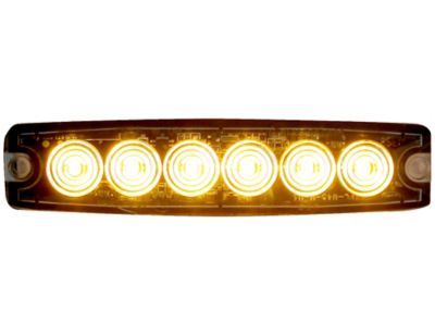 Buyers Products 5.14 in. Amber Surface Mount Ultra-Thin LED Strobe Light