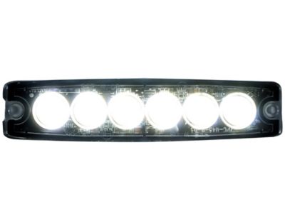 Buyers Products 5.14 in. Clear Surface Mount Ultra-Thin LED Strobe Light