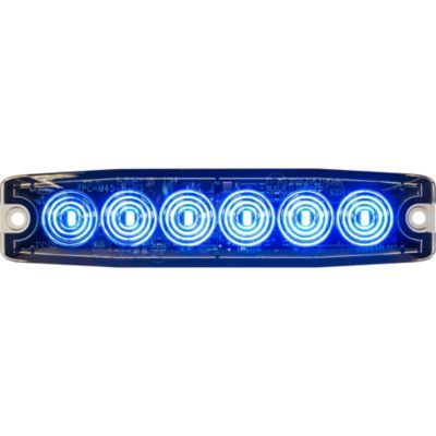 Buyers Products 5.14 in. Blue Surface Mount Ultra-Thin LED Strobe Light