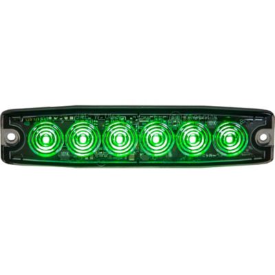 Buyers Products 5.14 in. Green Surface Mount Ultra-Thin LED Strobe Light