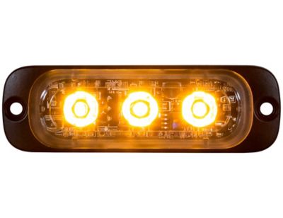 Buyers Products 3.375 in. Amber Thin Mount Horizontal Strobe Light
