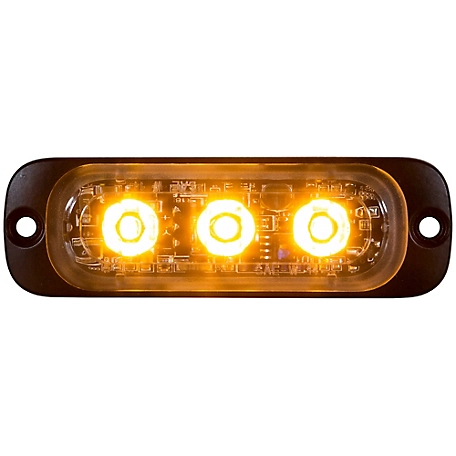 Buyers Products 3.375 in. Amber Thin Mount Horizontal Strobe Light