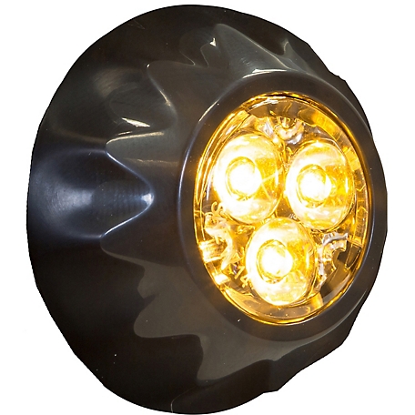 Buyers Products 1 in. Amber Round Surface/Recess Mount Strobe Lights