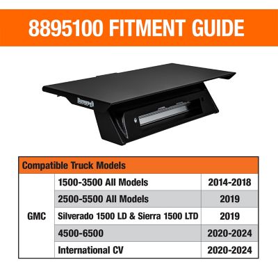 Image showing  Drill-Free Light Bar Cab Mount for Chevy/GMC Trucks