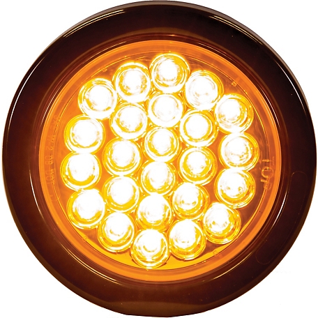 Buyers Products 4 in. Amber Round Recessed Strobe Warning Light