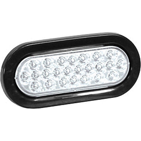 Buyers Products 6 in. Clear Oval Recessed Strobe Warning Light