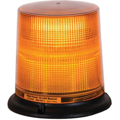 Buyers Products Amber LED Beacon Light with Tall Lens, 6.75 in. x 6.625 in.
