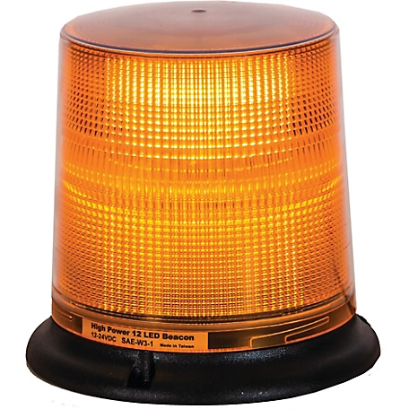 Buyers Products 6.75 in. x 6.625 in. Amber LED Beacon Light with Tall Lens