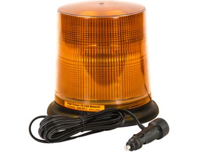 Image showing  Amber LED Beacon Light with Tall Lens, 6.75 in. x 6.625 in.