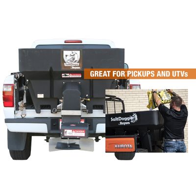 Image showing  SaltDogg 0.75 cu. yd. Capacity 30 ft. Electric Poly Hopper Spreader with Auger for UTVs and Truck Beds