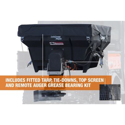 Image showing 7 th Buyers Products SaltDogg 0.75 cu. yd. Capacity 30 ft. Electric Poly Hopper Spreader with Auger for UTVs and Truck Beds