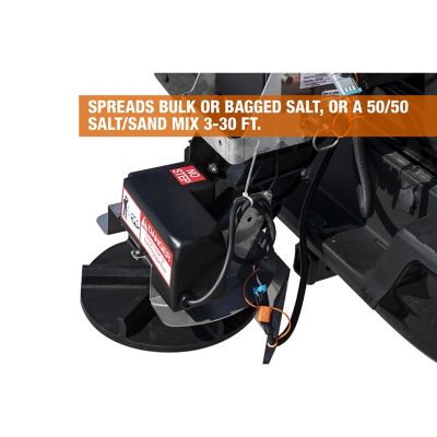 Image showing 6 th Buyers Products SaltDogg 1 cu. yd. Capacity 30 ft. Electric Poly Hopper Spreader with Auger