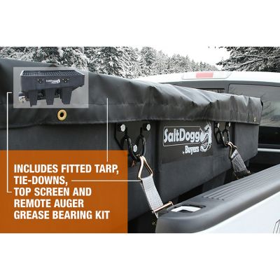 Image showing 7 th Buyers Products SaltDogg 1 cu. yd. Capacity 30 ft. Electric Poly Hopper Spreader with Auger