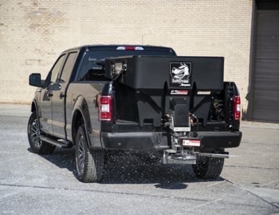 Image showing 9 th Buyers Products SaltDogg 1 cu. yd. Capacity 30 ft. Electric Poly Hopper Spreader with Auger