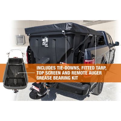 Image showing 7 th Buyers Products SaltDogg 1.5 cu. yd. Capacity 30 ft. Electric Poly Hopper Spreader with Auger