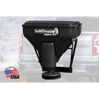 SaltDogg 4 cu. ft. Capacity 30 ft. Polymer Electric Tailgate Spreader, Black