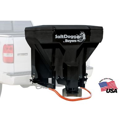 SaltDogg 11 cu. ft. Capacity 30 ft. Polymer Electric Tailgate Spreader, Black