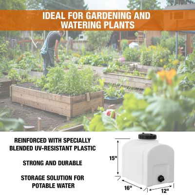 Image showing  8 gal. Domed Water Tank, Natural