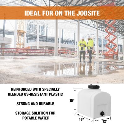 Image showing  8 gal. Domed Water Tank, Natural