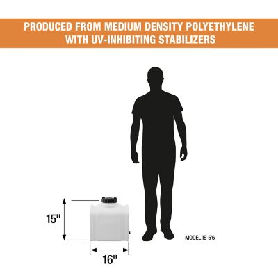Image showing 6 th Romotech 8 gal. Domed Water Tank, Natural