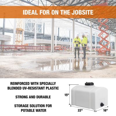 Image showing 5 th Romotech 16 gal. Domed Water Tank, Natural