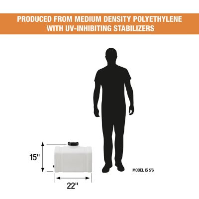 Image showing 7 th Romotech 16 gal. Domed Water Tank, Natural