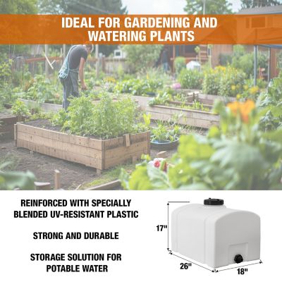 Image showing Romotech 26 gal. Domed Non-Flammable Liquid Storage Tank