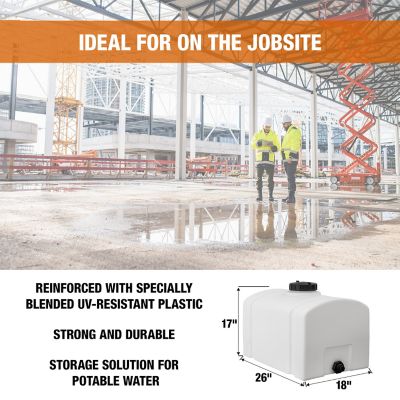 Image showing 6 th Romotech 26 gal. Domed Non-Flammable Liquid Storage Tank