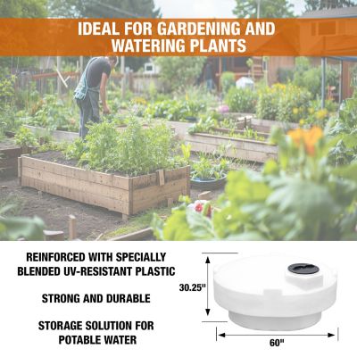 Image showing  210 gal. Pickup Truck Water Tank, Natural