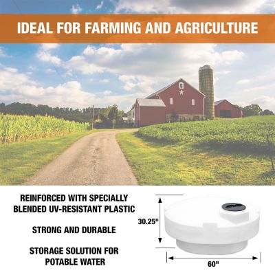 Image showing 5 th Romotech 210 gal. Pickup Truck Water Tank, Natural