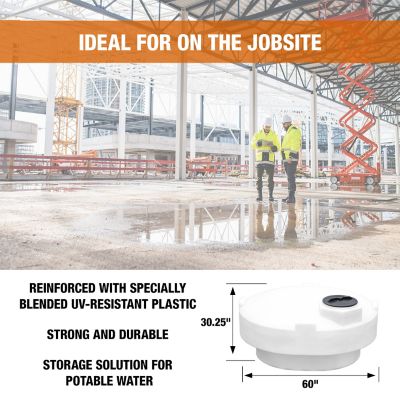 Image showing 6 th Romotech 210 gal. Pickup Truck Water Tank, Natural