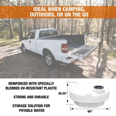 Image showing 7 th Romotech 210 gal. Pickup Truck Water Tank, Natural