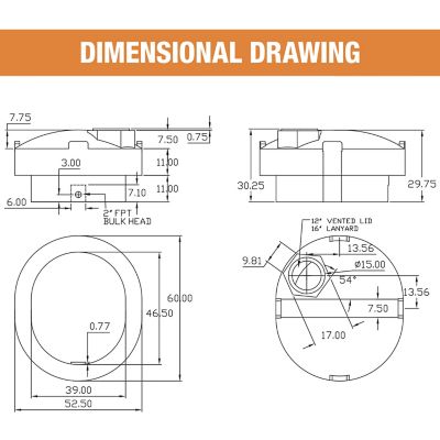 Image showing 8 th Romotech 210 gal. Pickup Truck Water Tank, Natural