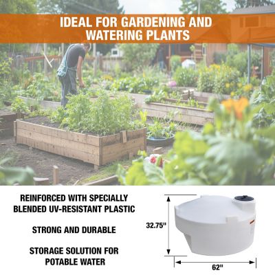 Image showing  325 gal. Pickup Truck Water Tank, Natural