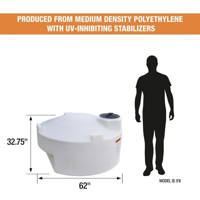 Image showing  325 gal. Pickup Truck Water Tank, Natural