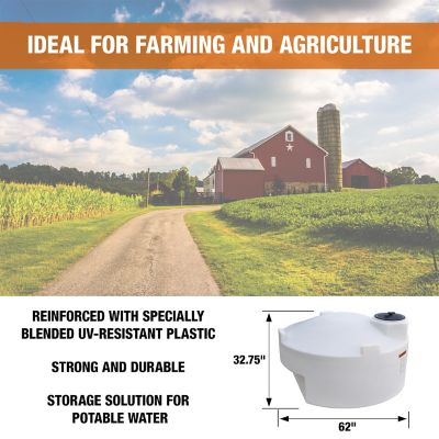 Image showing 5 th Romotech 325 gal. Pickup Truck Water Tank, Natural