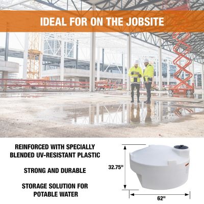 Image showing 6 th Romotech 325 gal. Pickup Truck Water Tank, Natural