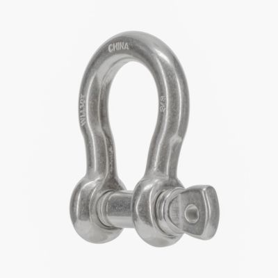 Image showing  Hardware Essentials 3/8 in. Stainless Steel Anchor Shackle