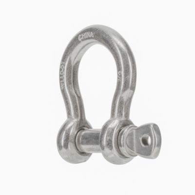 Image showing  Hardware Essentials 1/4 in. Stainless Steel Anchor Shackle