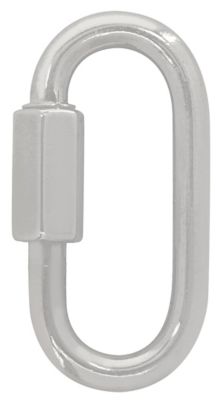 Image showing  Hardware Essentials 3/16 in. Zinc-Plated Quick Links, 6-Pack