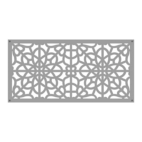 Barrette Outdoor Living 2 ft. x 4 ft. Decorative Screen Panel, Fretwork Clay