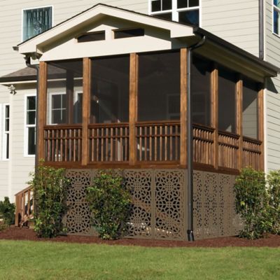 Barrette Outdoor Living Decorative Screen Panel 2 Ft X 4 Ft Fretwork Saddle 73004788 At Tractor Supply Co