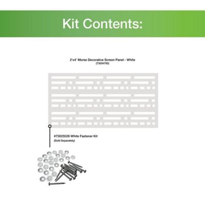 Image showing  4 ft. x 2 ft. Morse Decorative Screen Panel